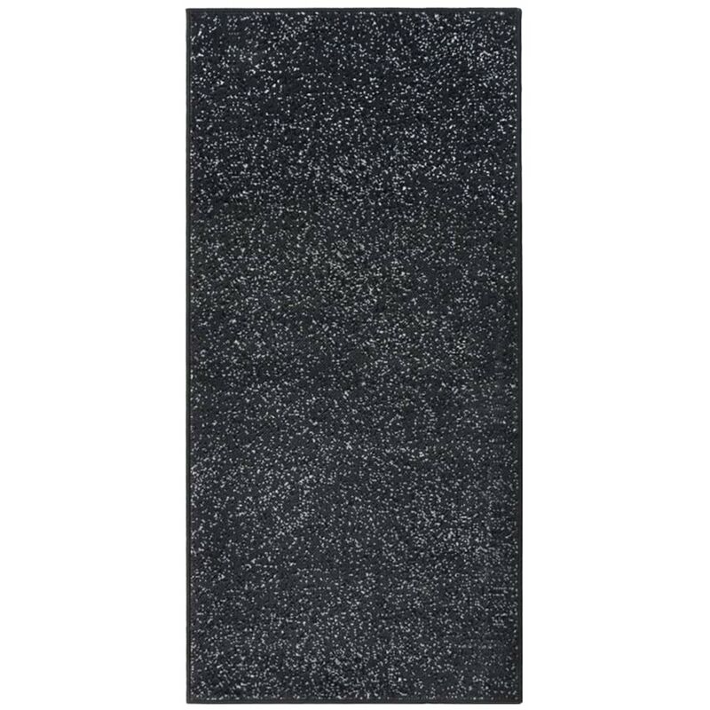 

Alfombra de pasillo BCF gris antracita 80x150 cm