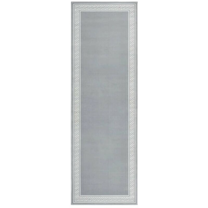 

Alfombra de pasillo BCF gris con estampado 100x300 cm