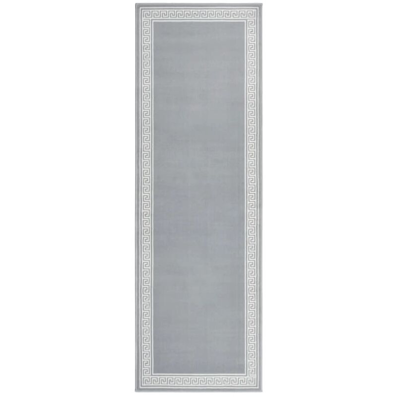

Alfombra de pasillo BCF gris con estampado 100x300 cm