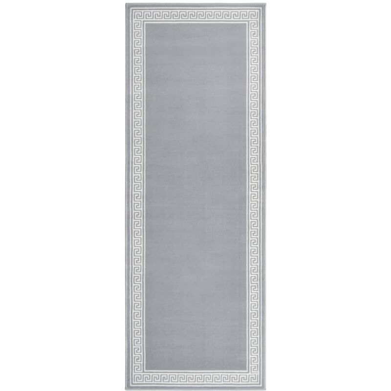 

Alfombra de pasillo BCF gris con estampado 80x200 cm