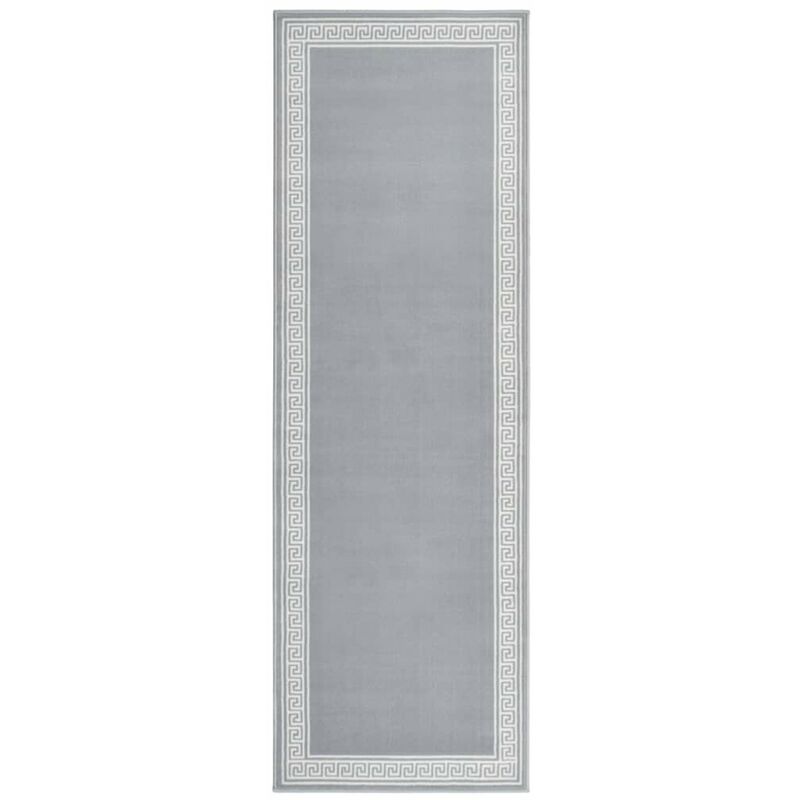 

Alfombra de pasillo BCF gris con estampado 80x250 cm