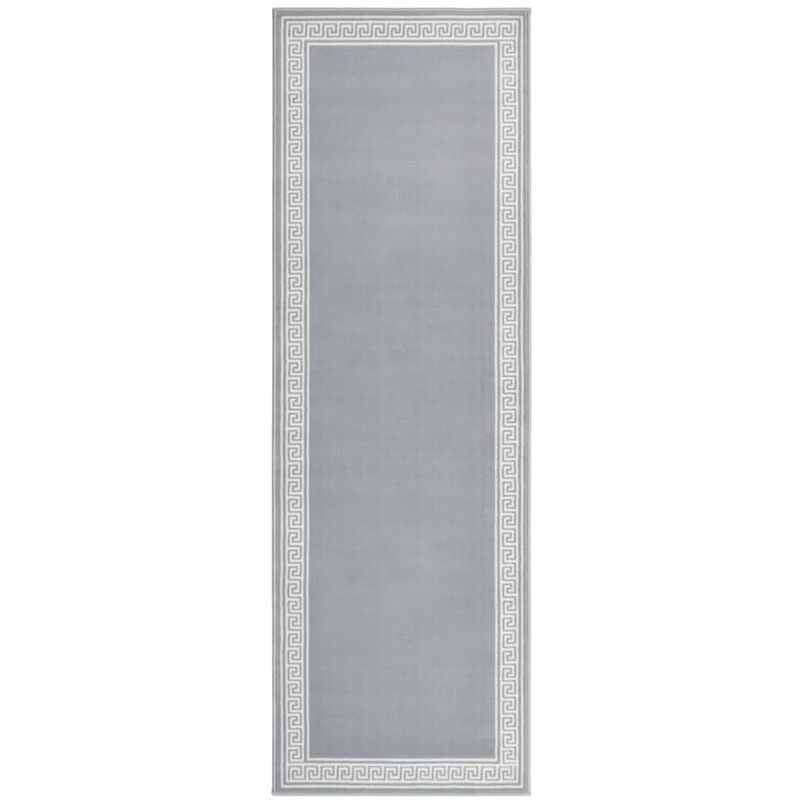 

Alfombra de pasillo BCF gris con estampado 80x250 cm