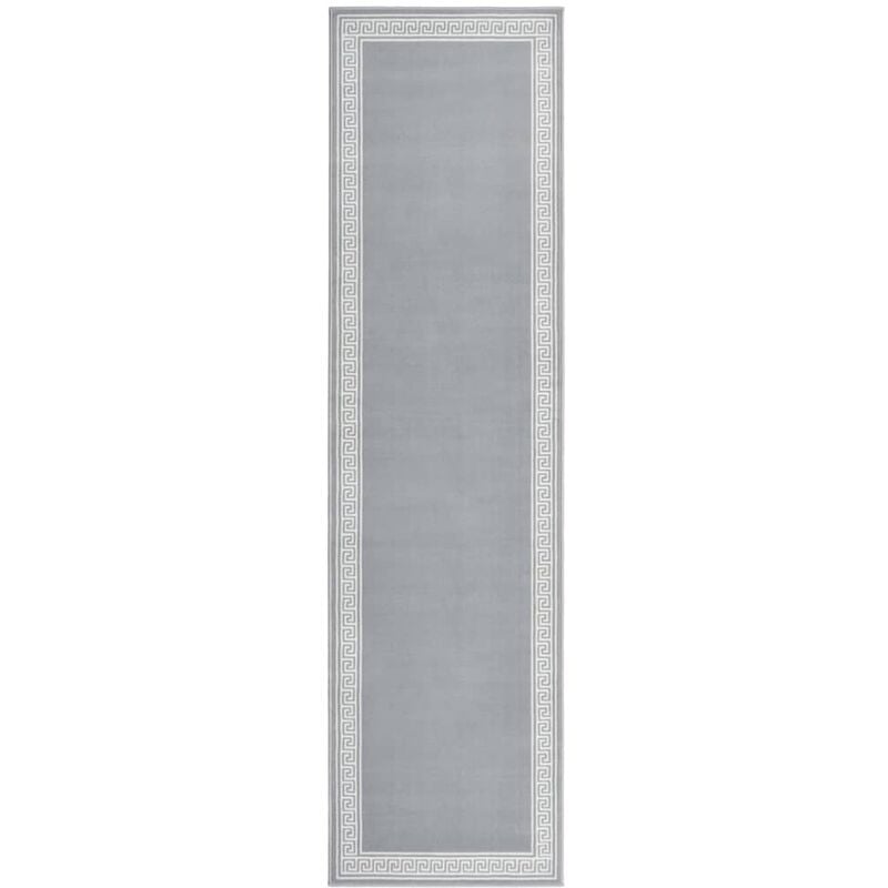 

Alfombra de pasillo BCF gris con estampado 80x350 cm