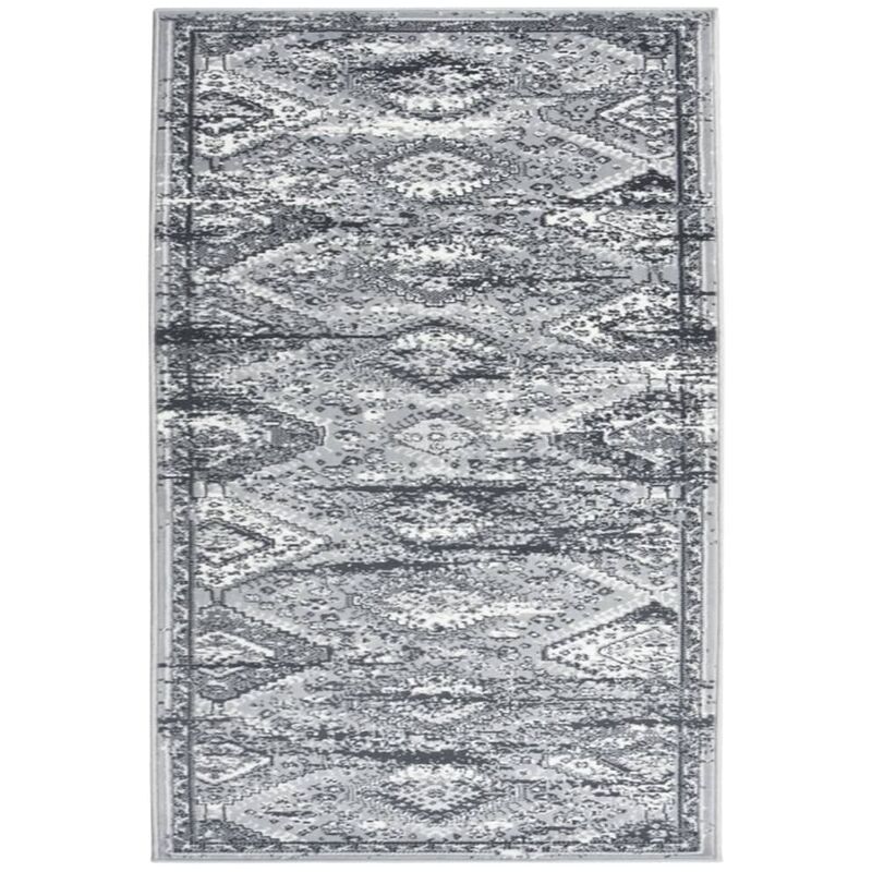 

Alfombra de pasillo BCF gris oriental 100x150 cm