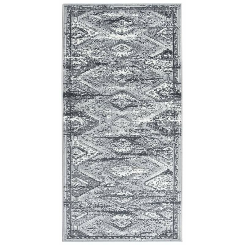 

Alfombra de pasillo BCF gris oriental 100x200 cm