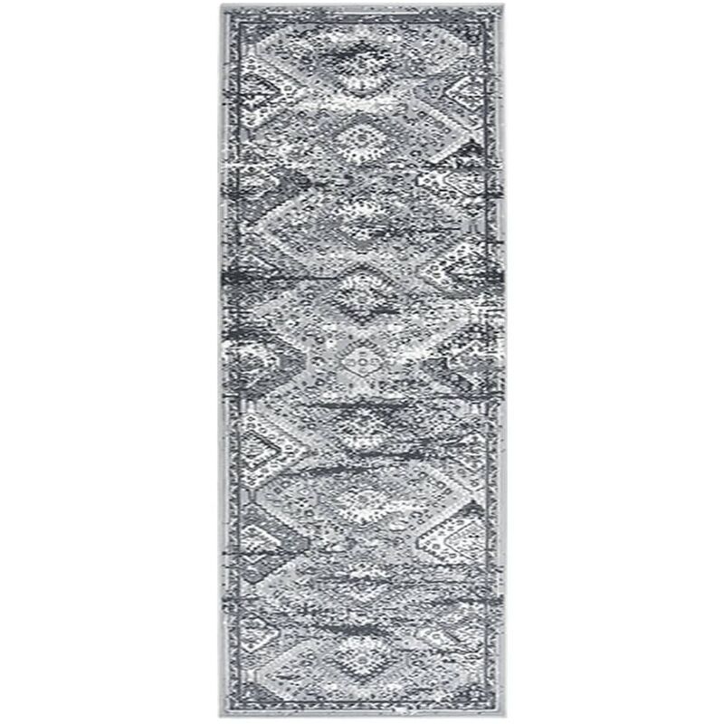 

Alfombra de pasillo BCF gris oriental 100x250 cm