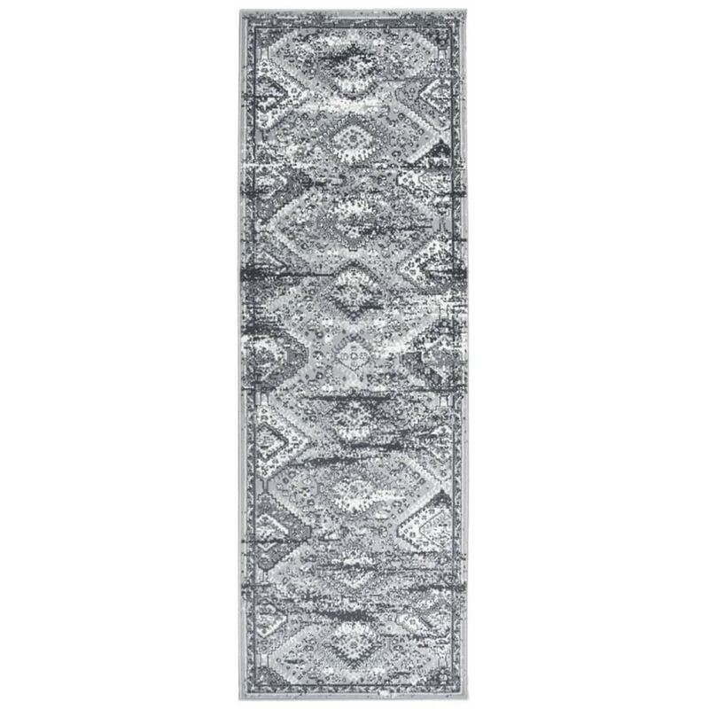 

Alfombra de pasillo BCF gris oriental 100x300 cm