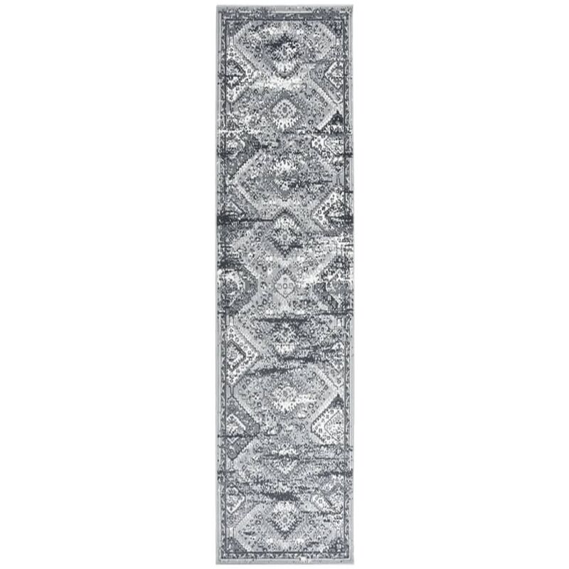 

Alfombra de pasillo BCF gris oriental 100x400 cm