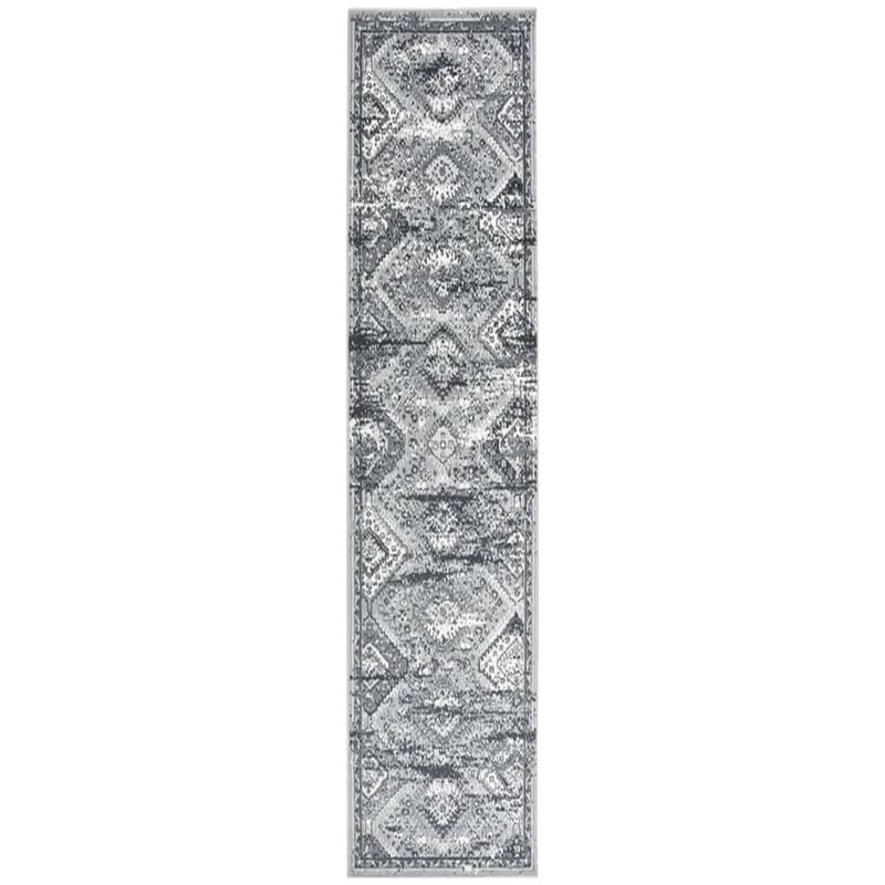 

Alfombra de pasillo BCF gris oriental 100x450 cm