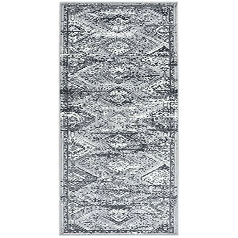 

Alfombra de pasillo BCF gris oriental 80x150 cm