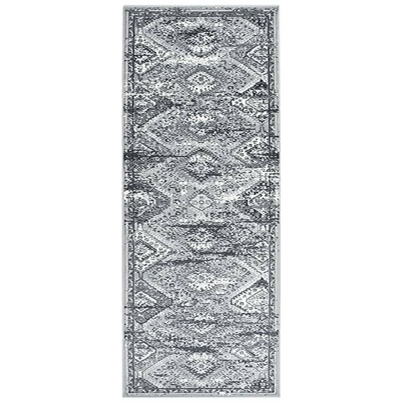 

Alfombra de pasillo BCF gris oriental 80x200 cm