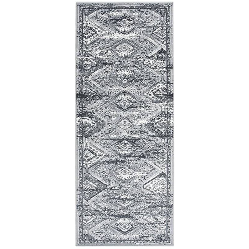 

Alfombra de pasillo BCF gris oriental 80x200 cm