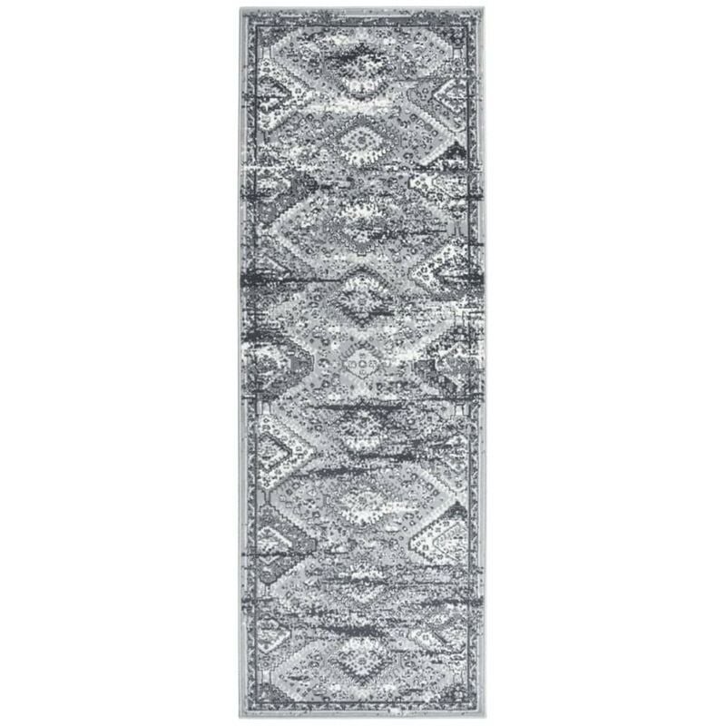 

Alfombra de pasillo BCF gris oriental 80x250 cm