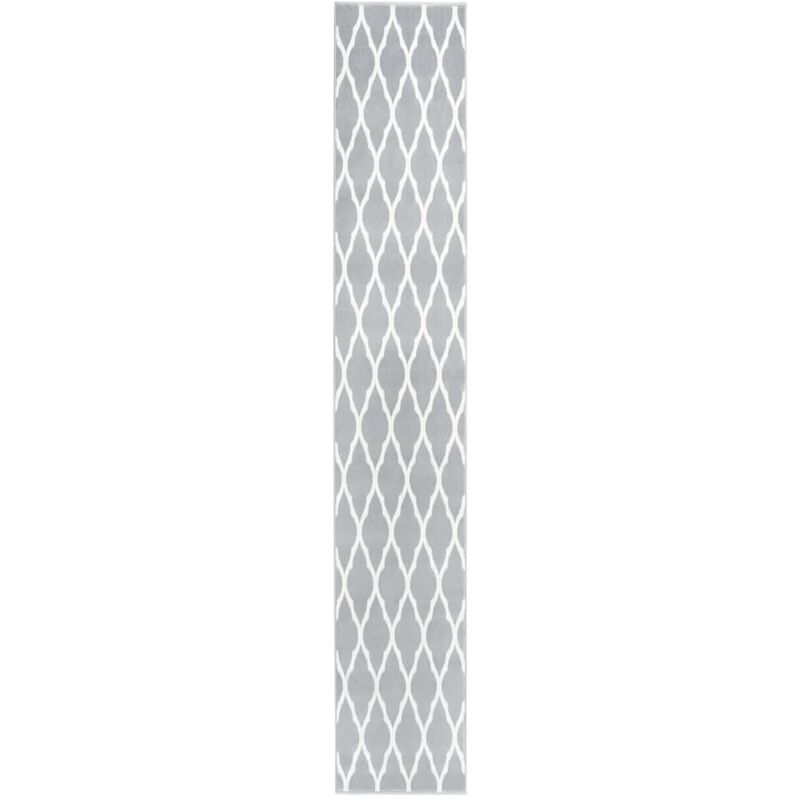 

Alfombra de pasillo BCF gris y blanco 60x400 cm