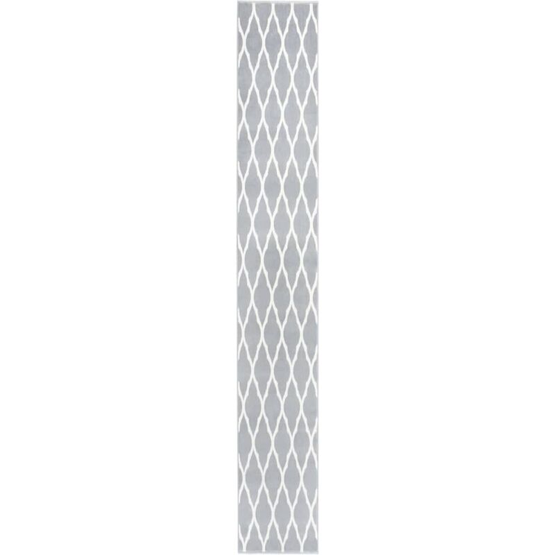 

Alfombra de pasillo BCF gris y blanco 60x450 cm