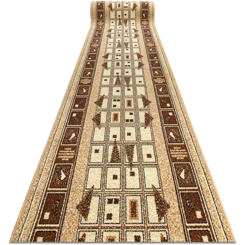 Rugsx - Alfombra de pasillo bcf jetta dzeta beige 100 cm beige 100x110 cm