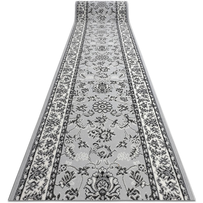 Rugsx - Alfombra de pasillo bcf morad Klasyk clásico gris 60 cm grey 60x330 cm