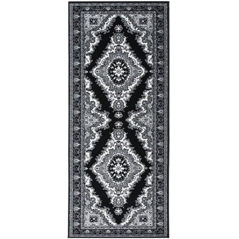 

Alfombra de pasillo BCF negro 100x250 cm