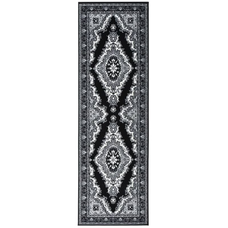 

Alfombra de pasillo BCF negro 100x350 cm