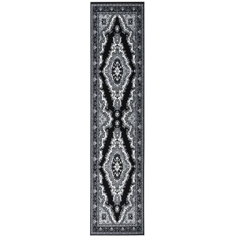 

Alfombra de pasillo BCF negro 100x450 cm