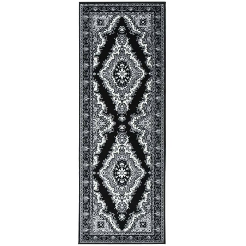 

Alfombra de pasillo BCF negro 60x150 cm