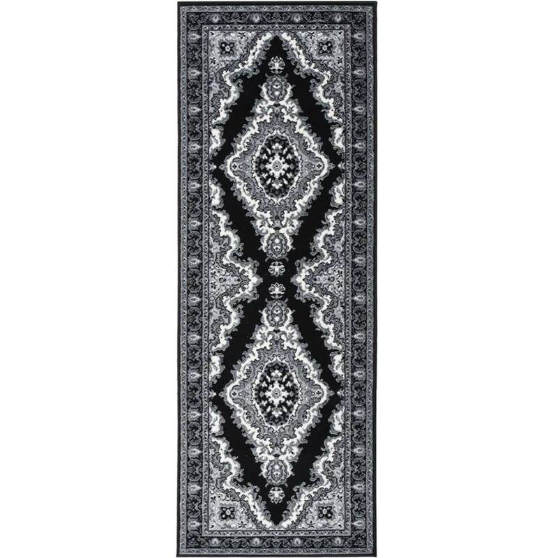 

Alfombra de pasillo BCF negro 60x150 cm