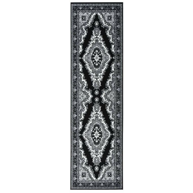 

Alfombra de pasillo BCF negro 60x250 cm