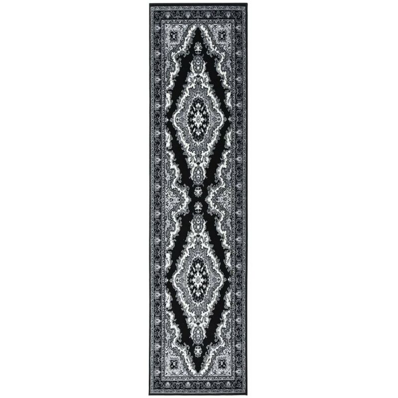 

Alfombra de pasillo BCF negro 60x300 cm