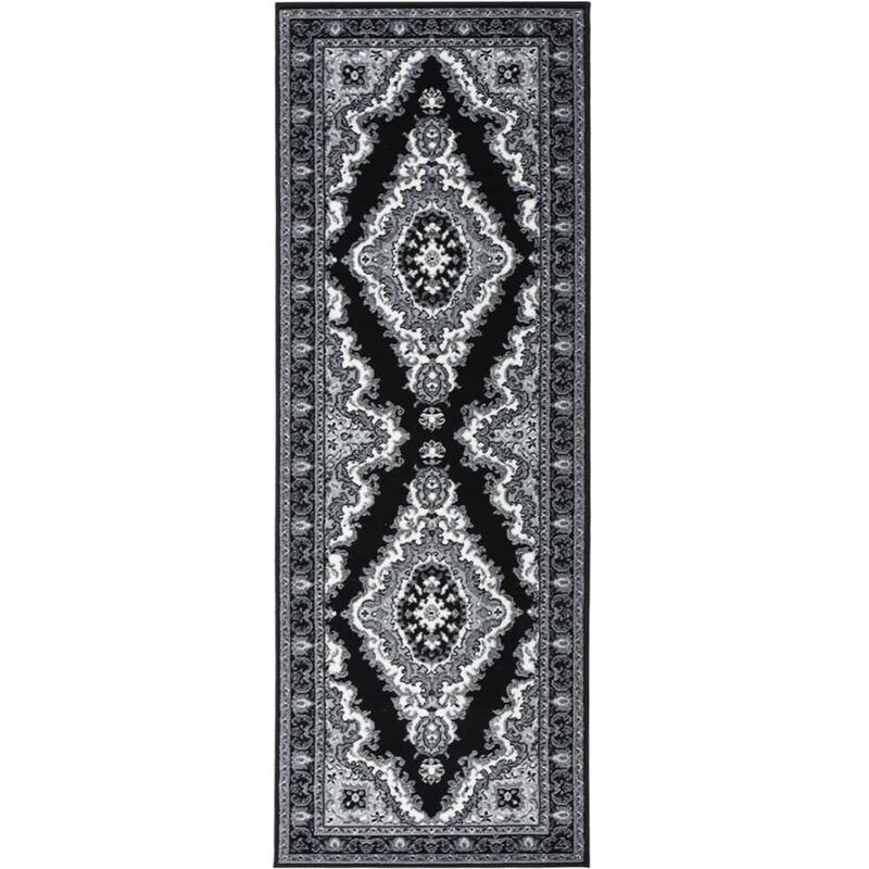 

Alfombra de pasillo BCF negro 80x200 cm