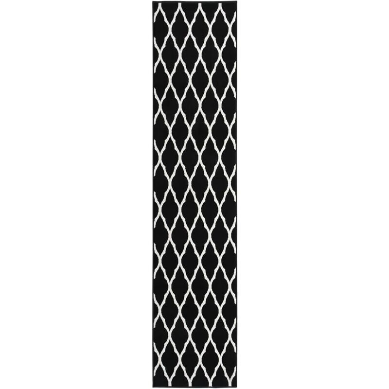 

Alfombra de pasillo BCF negro y blanco 60x300 cm