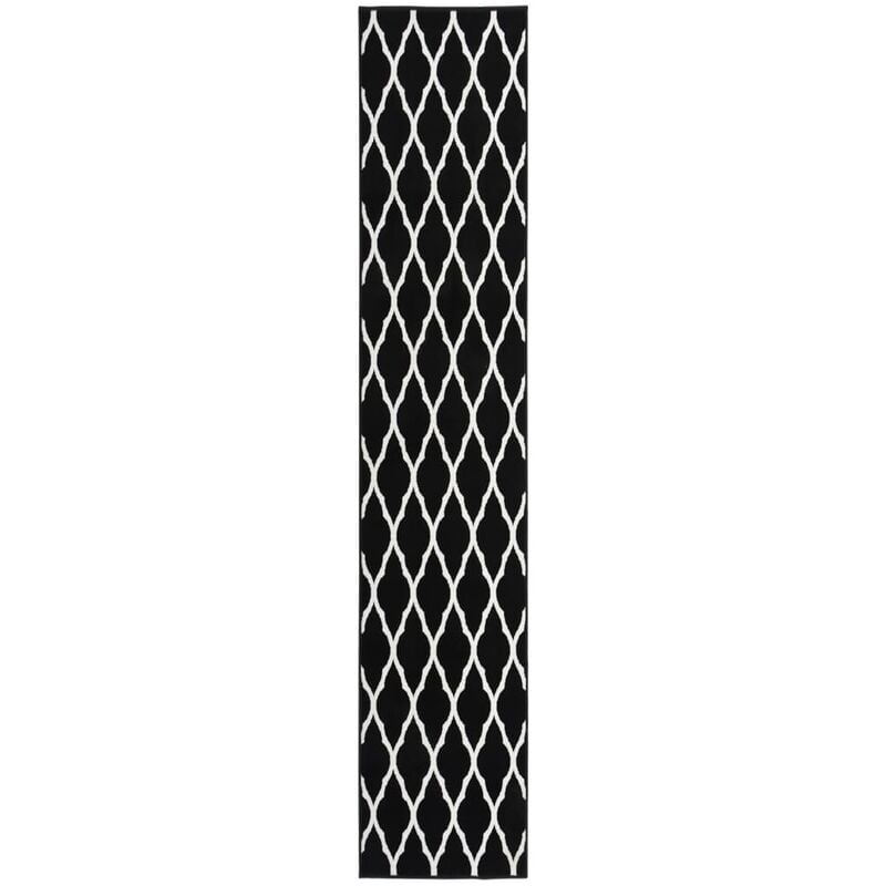

Alfombra de pasillo BCF negro y blanco 60x350 cm