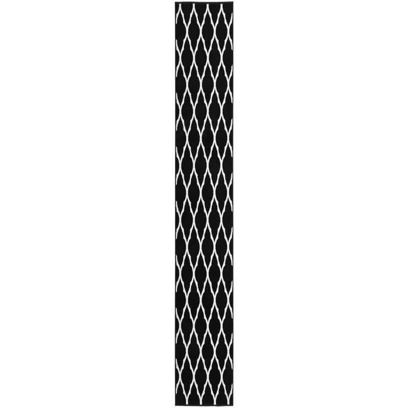 

Alfombra de pasillo BCF negro y blanco 60x450 cm