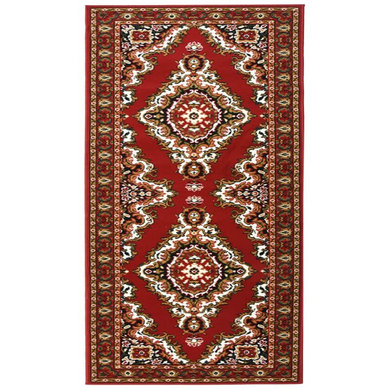 

Alfombra de pasillo BCF rojo oriental 100x150 cm