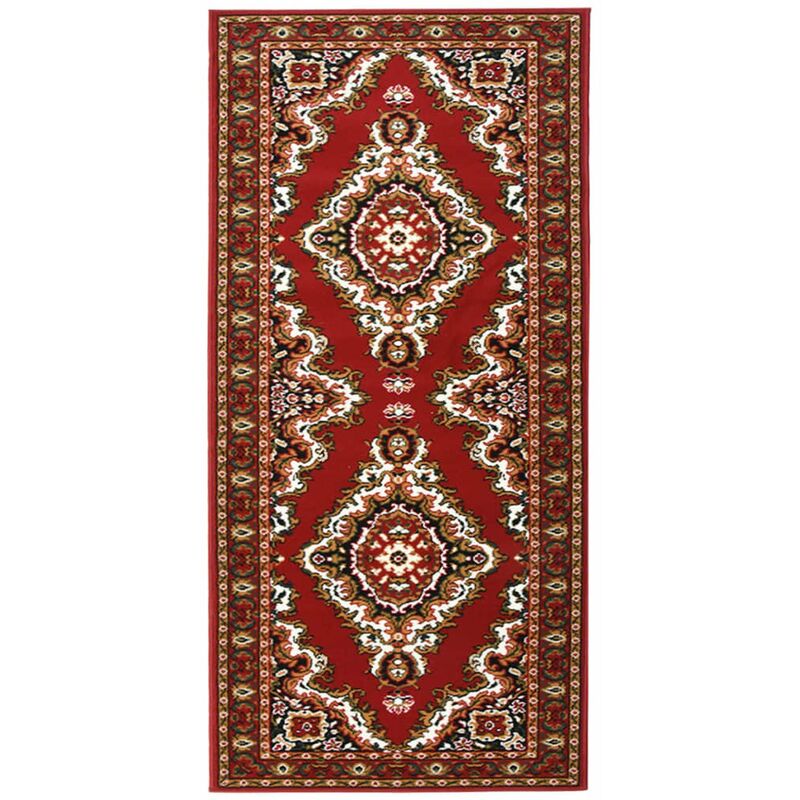

Alfombra de pasillo BCF rojo oriental 100x200 cm