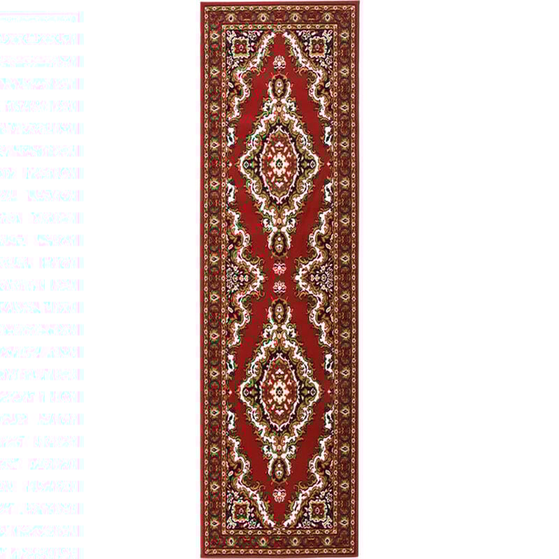 

Alfombra de pasillo BCF rojo oriental 100x400 cm