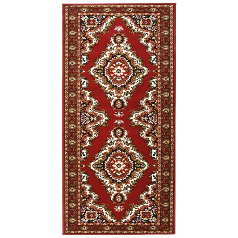 

Alfombra de pasillo BCF rojo oriental 60x150 cm