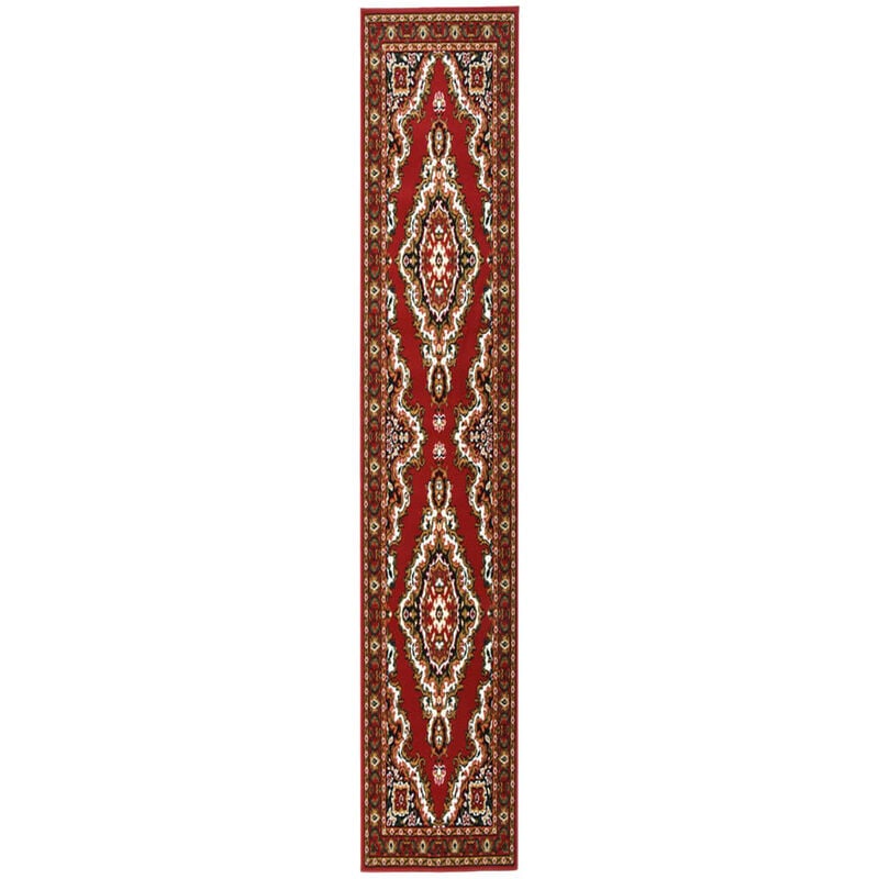 

Alfombra de pasillo BCF rojo oriental 60x500 cm