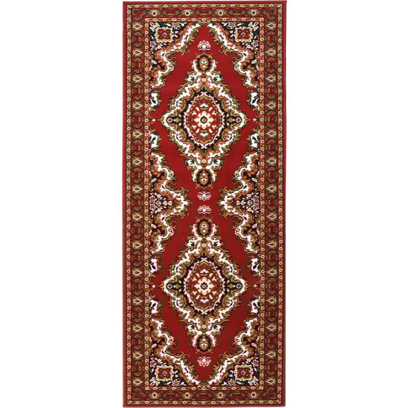 

Alfombra de pasillo BCF rojo oriental 80x200 cm