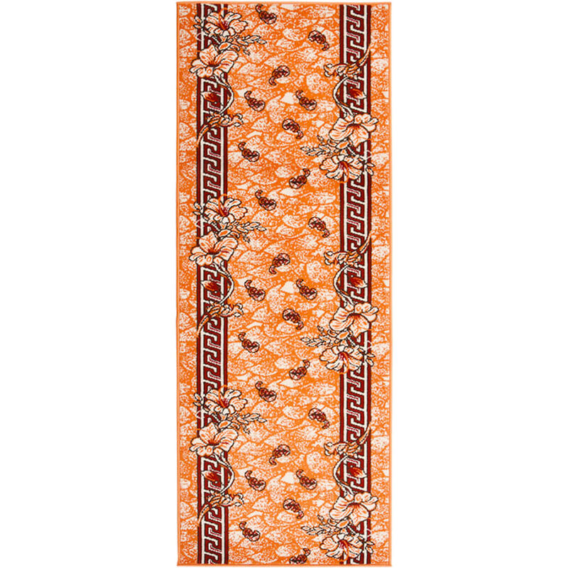 

Alfombra de pasillo BCF terracota 100x350 cm