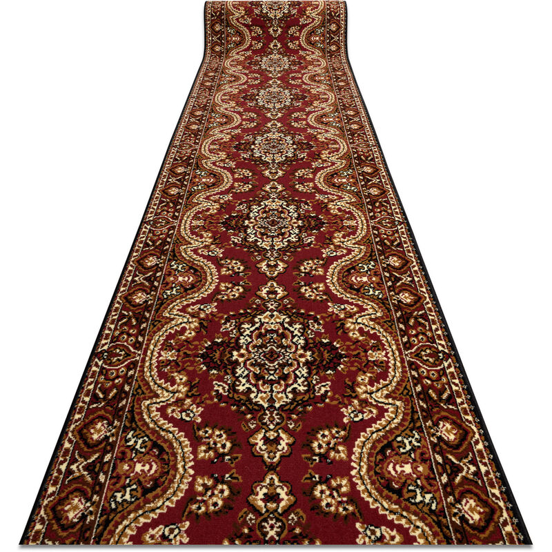 

Rugsx - Alfombra de pasillo BCF WIOSNA burdeos 120 cm Tonos de rojo 120x240 cm