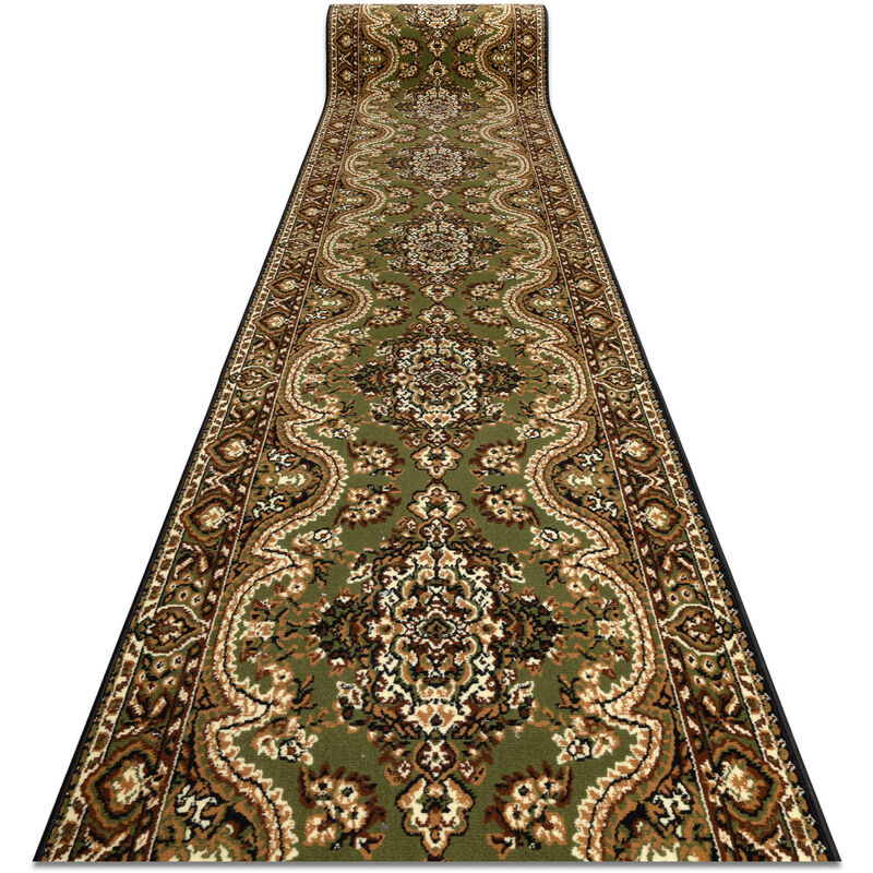 

Rugsx - Alfombra de pasillo BCF WIOSNA verde 100 cm Tonos de verde 100x110 cm