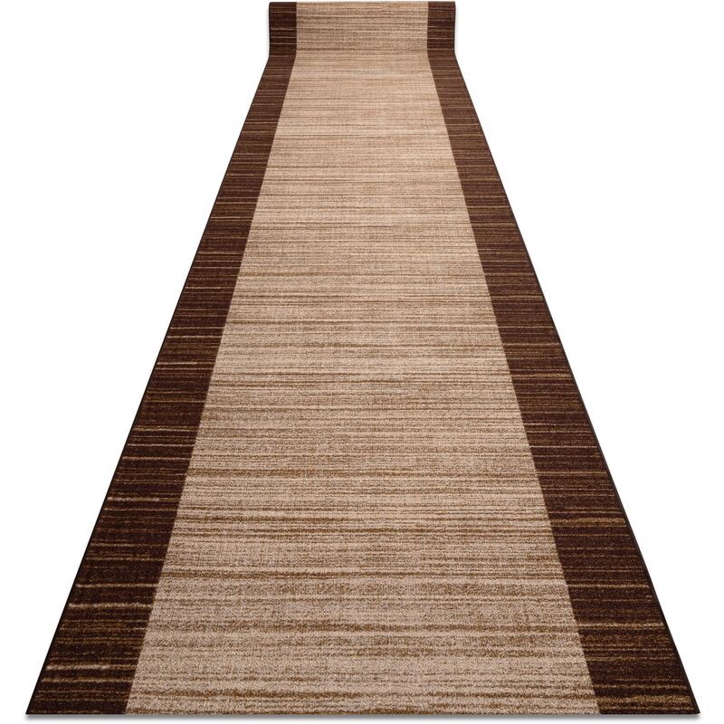 

Alfombra de pasillo con refuerzo de goma 100 cm STREIFEN marrón Tonos de marrón 100x310 cm