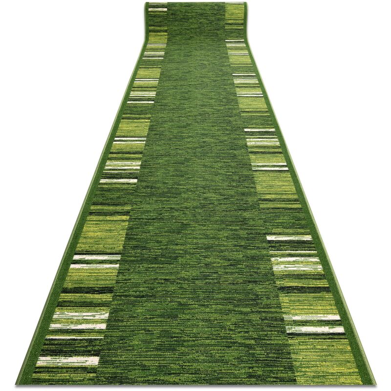 

Rugsx - Alfombra de pasillo con refuerzo de goma ADAGIO verde 100 cm Tonos de verde 100x1150 cm