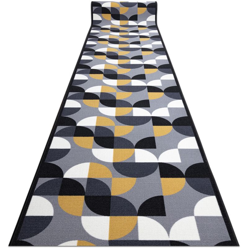 

Alfombra de pasillo con refuerzo de goma NEW DECO gris 67 cm Tonos de gris y plata 67x120 cm