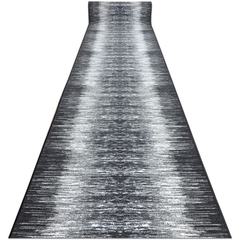 

Rugsx - Alfombra de pasillo con refuerzo de goma TOLTEC gris 100 cm Tonos de gris y plata 100x1300 cm