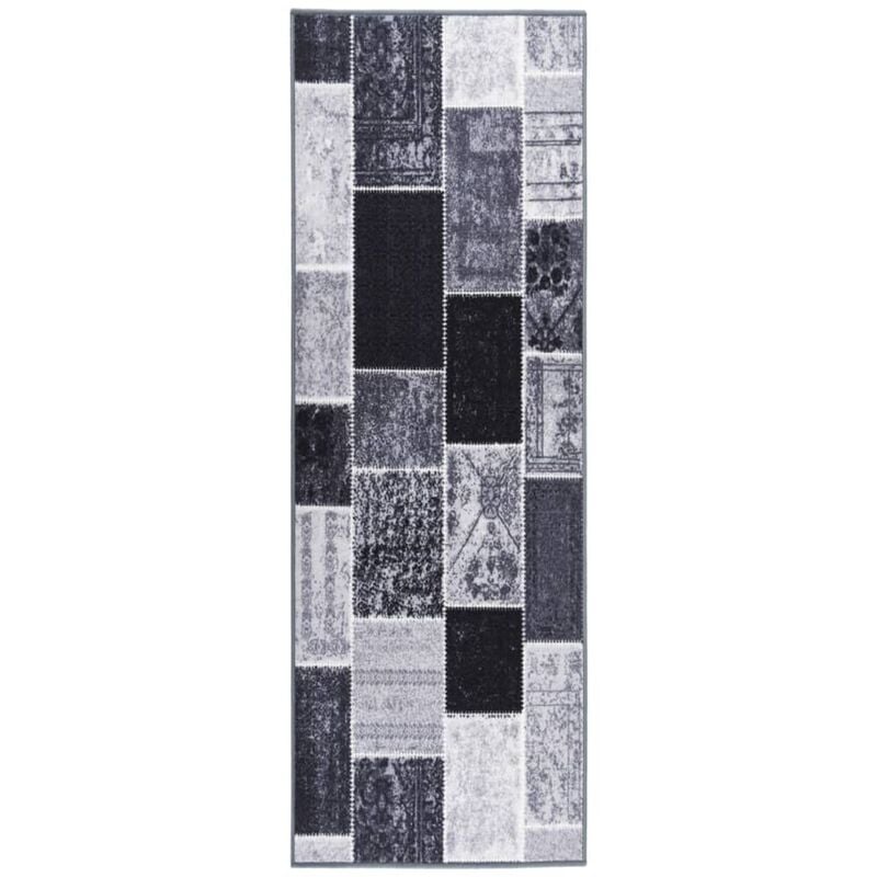 

Alfombra de pasillo gris 80x250 cm