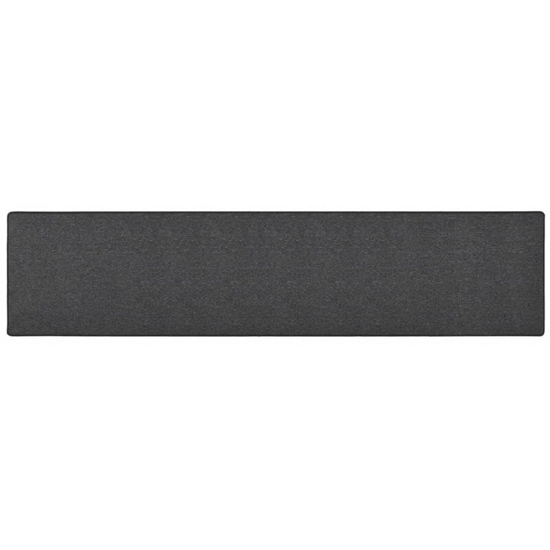 

Alfombra de pasillo gris antracita 50x250 cm