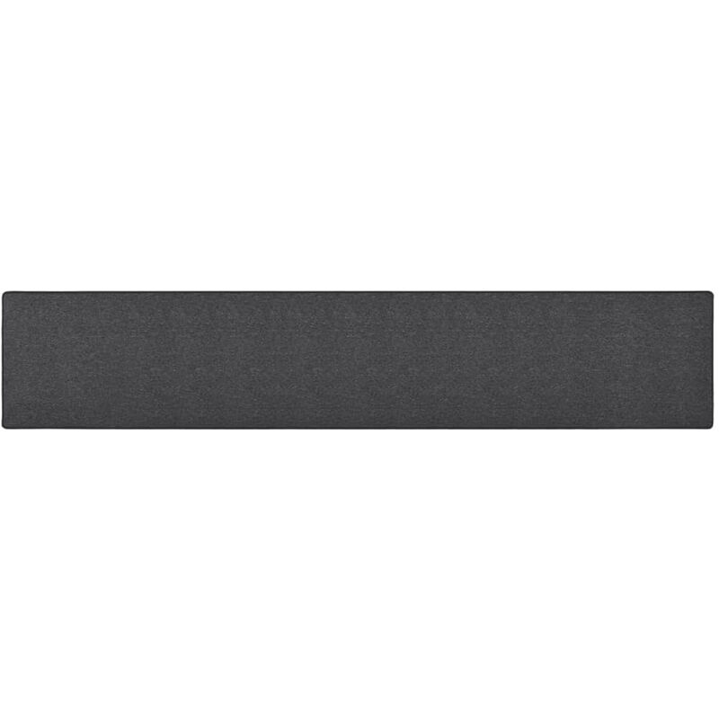 

Alfombra de pasillo gris antracita 50x300 cm