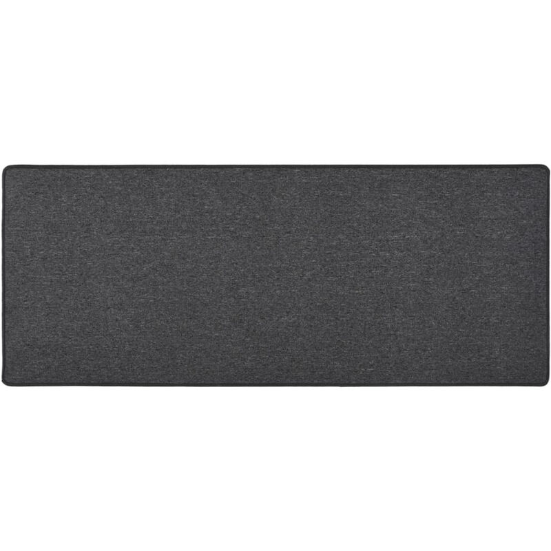 

Alfombra de pasillo gris antracita 80x200 cm