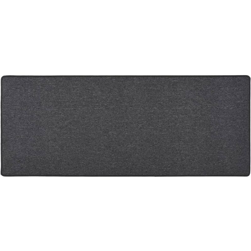 

Alfombra de pasillo gris antracita 80x200 cm